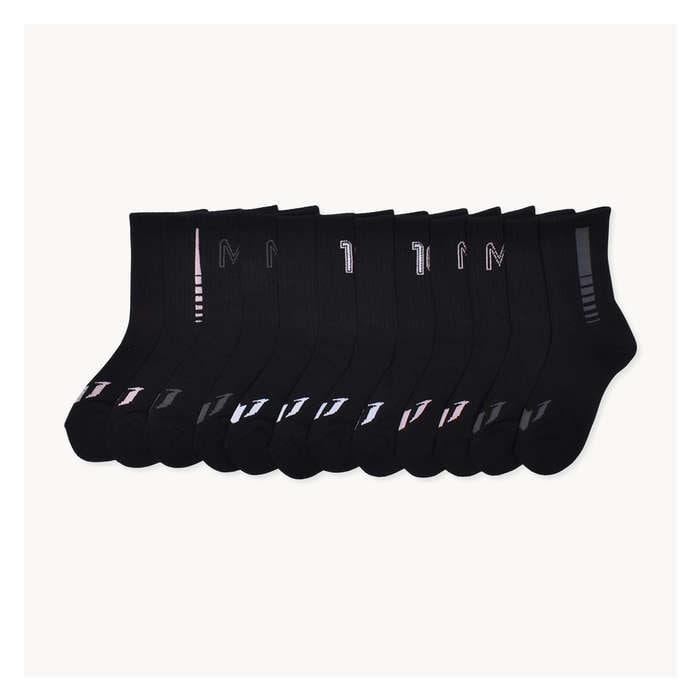 Toddler Boys' Messi 6 Pack Crew Socks